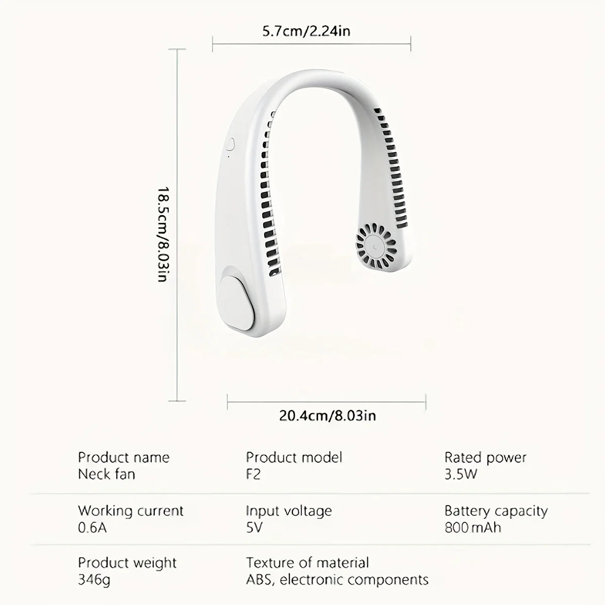 Portable Neck Fan